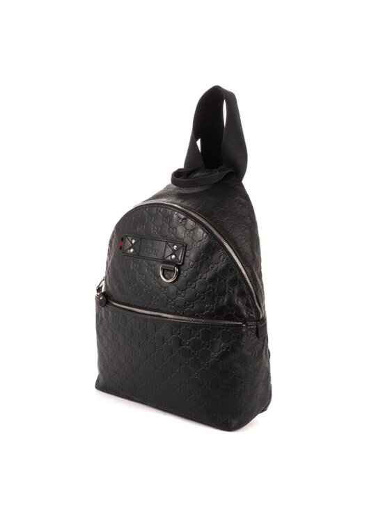 Gucci Rider Backpack Navy Guccissima main image 8